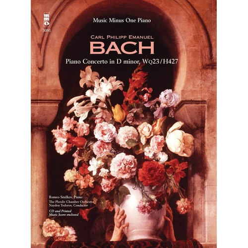 C.P.E. Bach - Piano Concerto D Min Wq23 Book/CD (Softcover Book/CD)