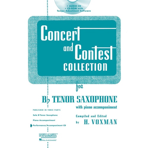Concert And Contest Tenor Sax CD Only (CD-Rom Only)
