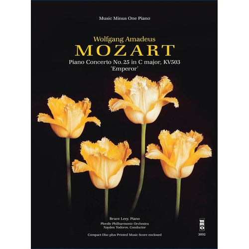 Mozart - Piano Concerto No 25 C Maj K503 Book/CD (Softcover Book/CD)