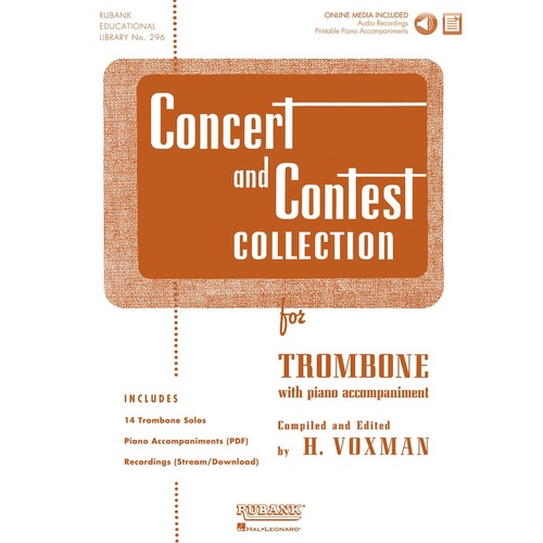 Concert And Contest Collection Trombone Book/CD (Softcover Book/CD)