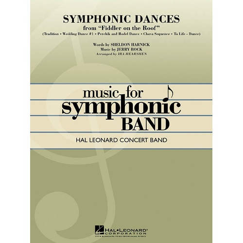 Symphonic Dances From Fiddler On The Roof Concert Band 4-5 (Music Score/Parts)