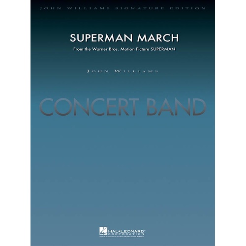 Superman March Concert Band 5 Deluxe Score