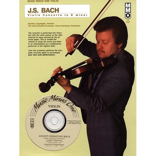 Violin Concerto In D Min (From Bwv 1052) Book/CD (Softcover Book/CD)