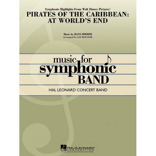 Highlight Pirates Caribbean At Worlds End Concert Band 4-5 
