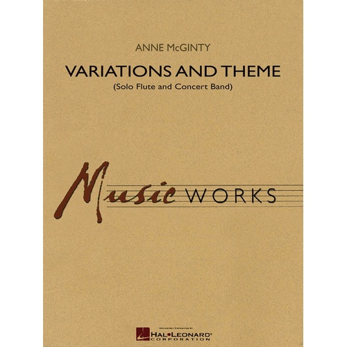 Variations And Theme (Solo Flute And Band) Mw4 (Music Score/Parts)