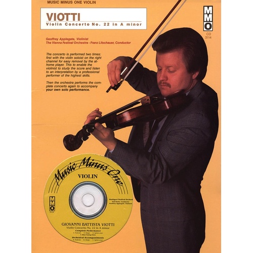 Viotti - Violin Concerto No 22 A Min Book/CD (Softcover Book/CD)
