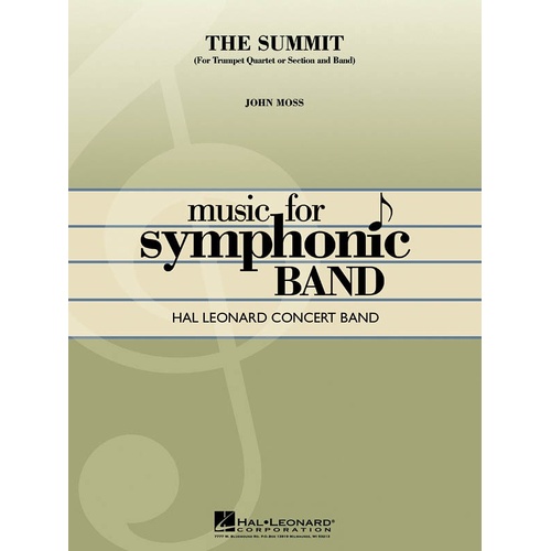 Summit (Trumpet Quartet/Section And Band) Scb4 (Music Score/Parts)