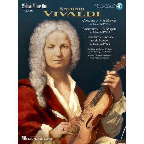 Vivaldi - Violin Concerti Rv 356 522 230 Book/Online Audio (Softcover Book/Online Audio)