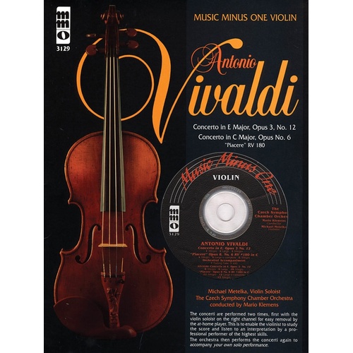 Vivaldi - Violin Concerto E Op 3 No12 Rv 265 and Rv 180 Book/CD (Softcover Book/CD)