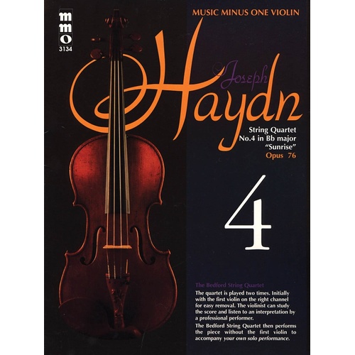 Haydn - String Quartet No 4 Op 76 Violin Book/CD (Softcover Book/CD)