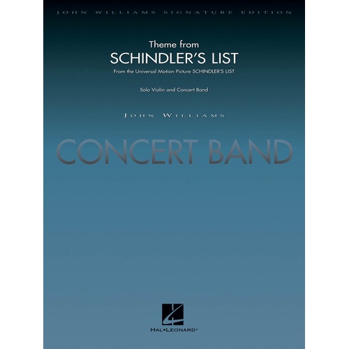 Theme From Schindlers List Concert Bandpro5 (Music Score/Parts)