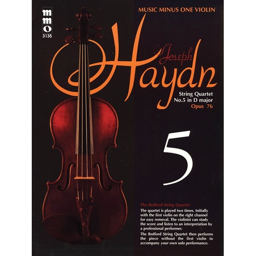 Haydn - String Quartet No 5 Op 76 Violin Book/CD (Softcover Book/CD)