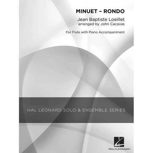 Minuet Rondo Gr 2.5 Flute/Piano (Softcover Book)