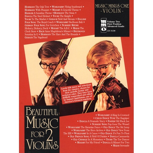 Beautiful Music For 2 Violins Vol 2 2nd Book/CD (Softcover Book/CD)