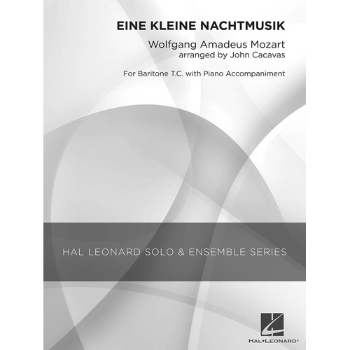 Eine Kleine Nachtmusik Euphonium Tc/Piano (Softcover Book)
