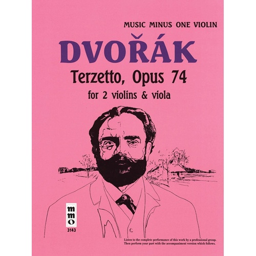 Dvorak - Terzetto Op 74 String Trio Violin Book/CD (Softcover Book/CD)
