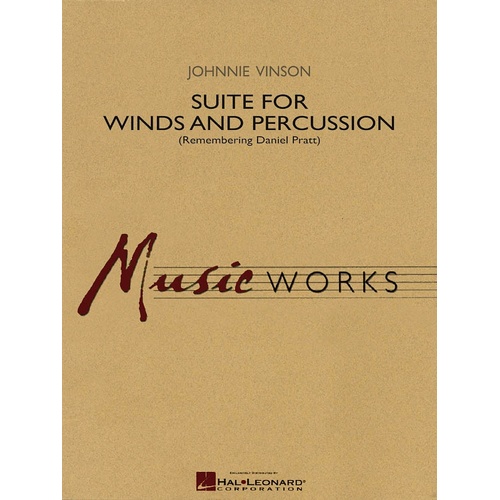 Suite For Winds And Percussion Mw4 (Music Score/Parts/CD)