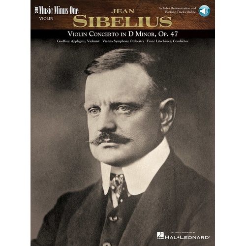 Sibelius - Violin Concerto D Minor Op 47 Book/CD (Softcover Book/CD)