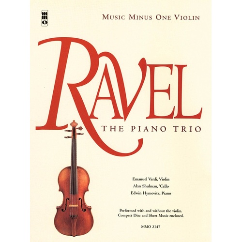 Ravel - Piano Trio Violin Book/CD (Music Score/Parts/CD-Rom)