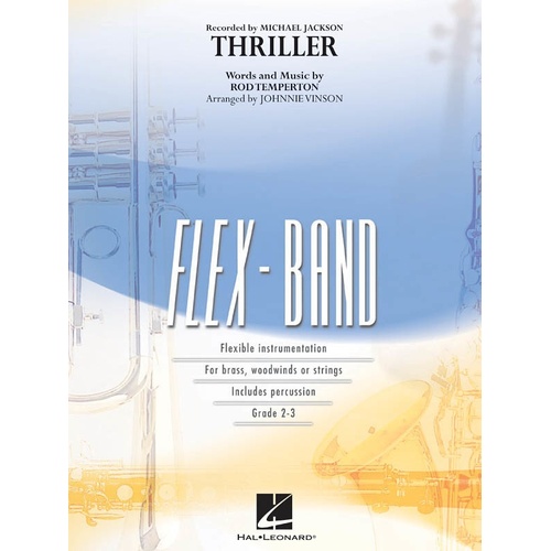 Thriller Michael Jackson Flex Band Gr 2-3 (Music Score/Parts)