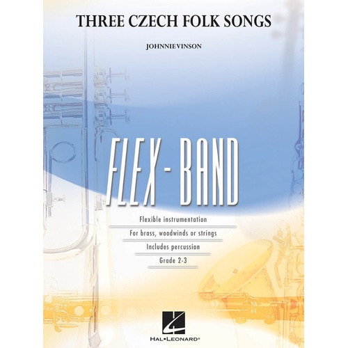Three Czech Folk Songs Flex Band 2 (Music Score/Parts)