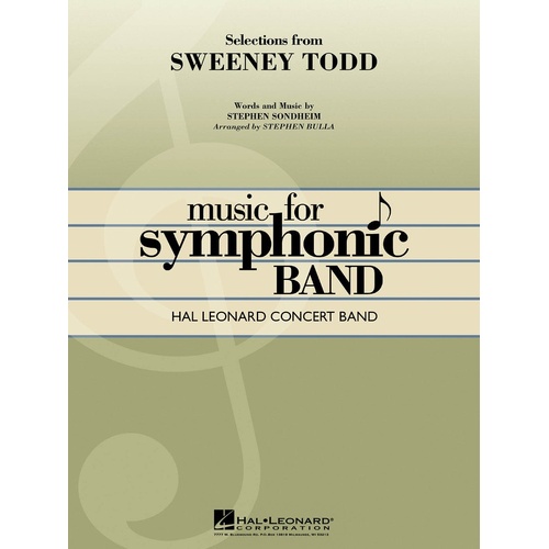 Selections From Sweeney Todd Concert Band 4 (Music Score/Parts)