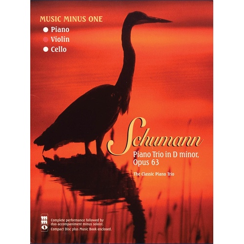 Schumann - Piano Trio No 1 Op 63 Violin Book/CD (Softcover Book/CD)
