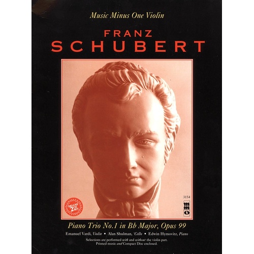 Schubert - Piano Trio Op 99 Violin Book/2CD (Softcover Book/CD)