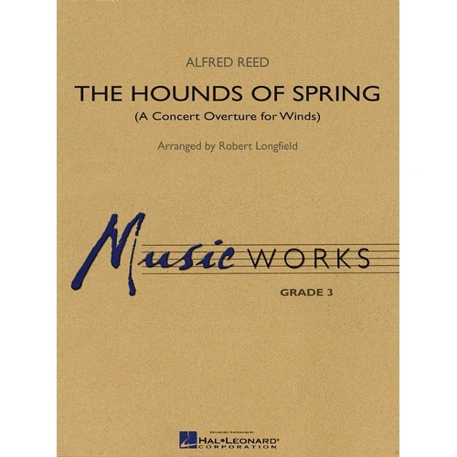Hounds of Spring MW3 by Alfred Reed, Adapted for Band, Hal Leonard, MusicWorks Grade 3, 1 Page