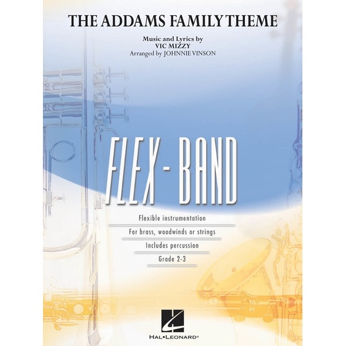Addams Family Theme Flex Band (Music Score/Parts)