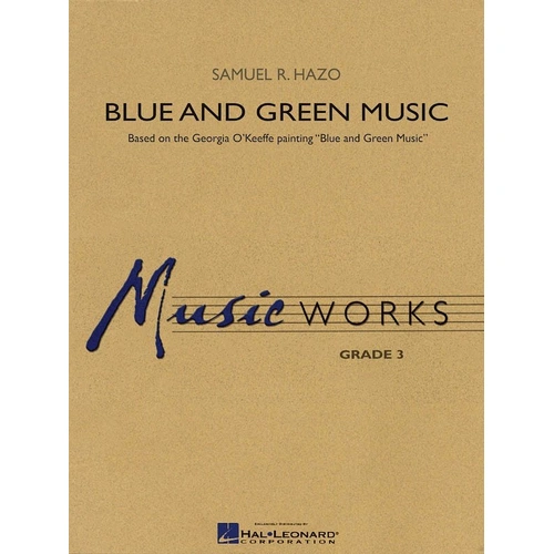 Blue and Green Music CB3 SC/PTS by Samuel Hazo for Band - Hal Leonard MusicWorks Grade 3