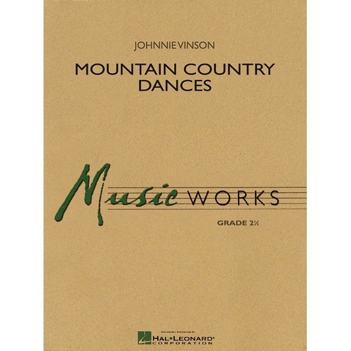 Mountain Country Dances for Band - MusicWorks Grade 2 by Hal Leonard