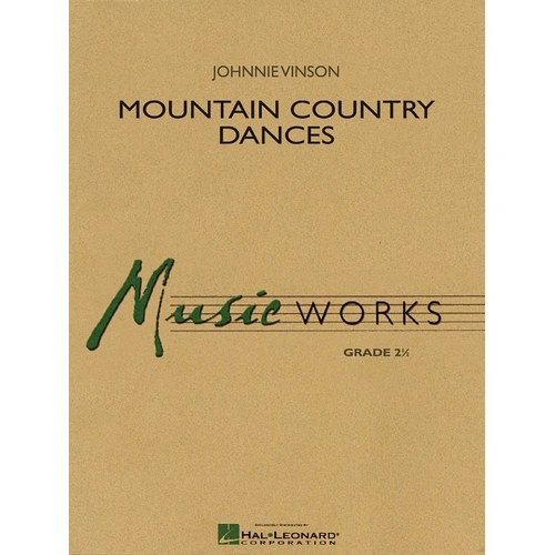 Mountain Country Dances for Band by Johnnie Vinson, MusicWorks Grade 2
