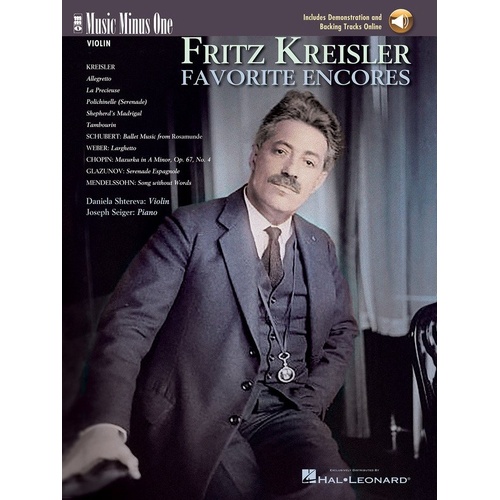 Fritz Kreisler - Favorite Encores for Violin Book with Online Audio Access