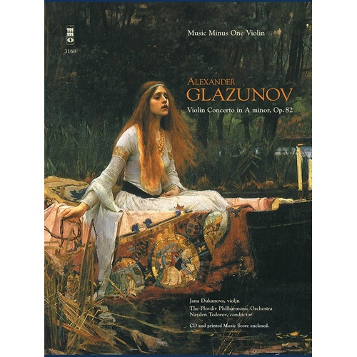 Glazunov - Violin Concerto A Min Op 82 Book/CD (Softcover Book/CD)