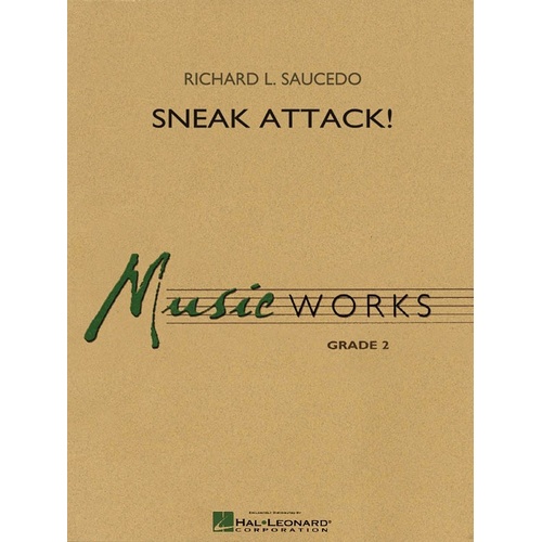 Sneak Attack MW2 - Hal Leonard Band Ensemble, MusicWorks Grade 2, 1 Page