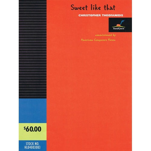 Sweet Like That Bnqst3 Score Only (Music Score)