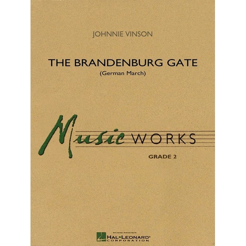 Brandenburg Gate German March for Band, MusicWorks Grade 2, Hal Leonard, 1 Page
