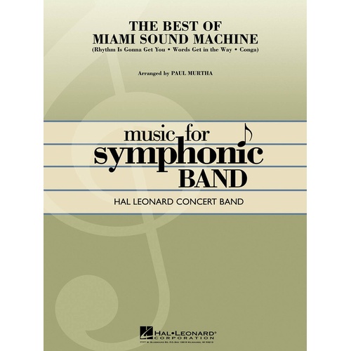 Best Of Miami Sound Machine Concert Band 4 (Music Score/Parts)