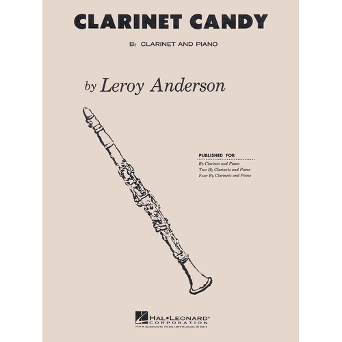 Anderson - Clarinet Candy Clarinet/Piano (Softcover Book)