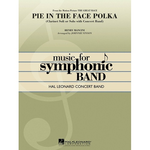 Pie in the Face Polka for Band - Hal Leonard Concert Band Series