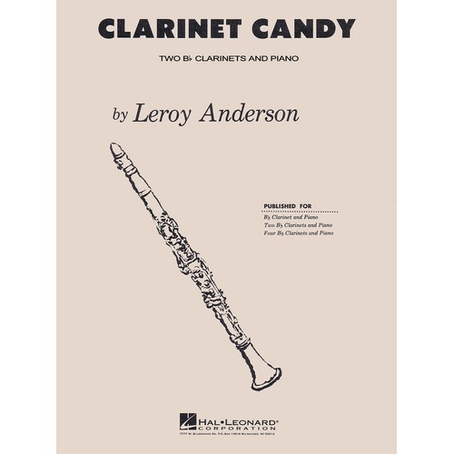 Clarinet Candy Bb Clarinet Duet With Piano Acc (Softcover Book)
