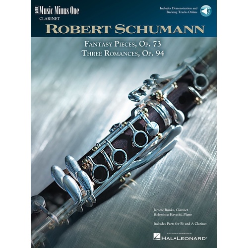 Schumann - Fantasy Pieces Op 73 and 3 Romances Op 94 Clarinet (Softcover Book/CD)