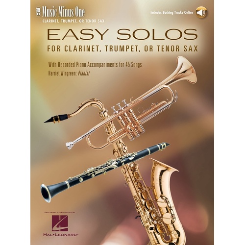 Easy Clarinet Solos Vol 1 Student Level Book/CD (Softcover Book/CD)
