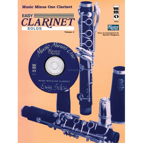 Easy Clarinet Solos Vol 2 Student Level Book/CD (Softcover Book/CD)