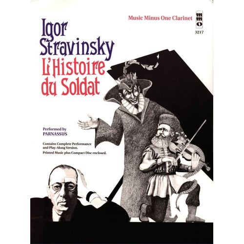 Stravinsky - Lhistoire Du Soldat Clarinet Book/CD (Softcover Book/CD)