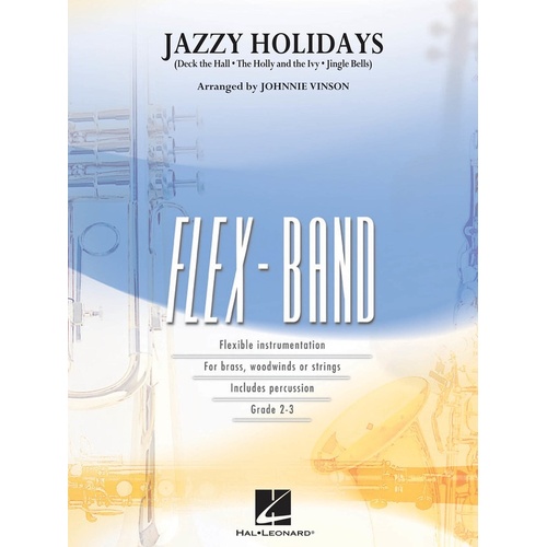 Jazzy Holidays Flex Band 2-3 (Music Score/Parts)