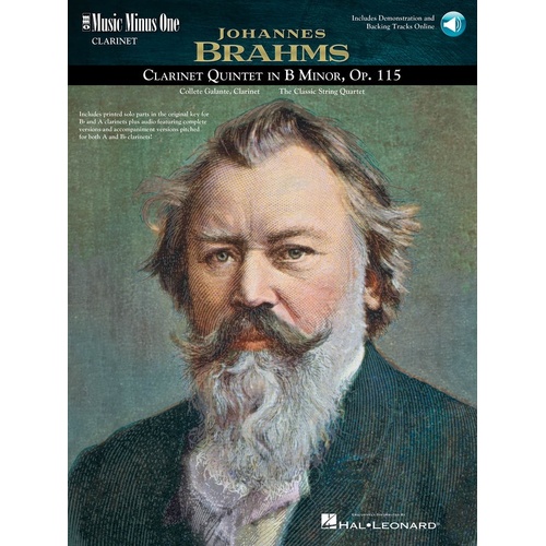 Brahms - Clarinet Quintet Op 115 Book/2CD (Softcover Book/CD)