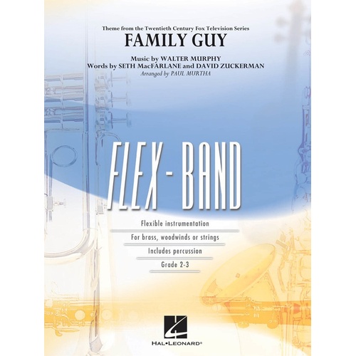 Family Guy Theme Flex Band 2-3 (Music Score/Parts)