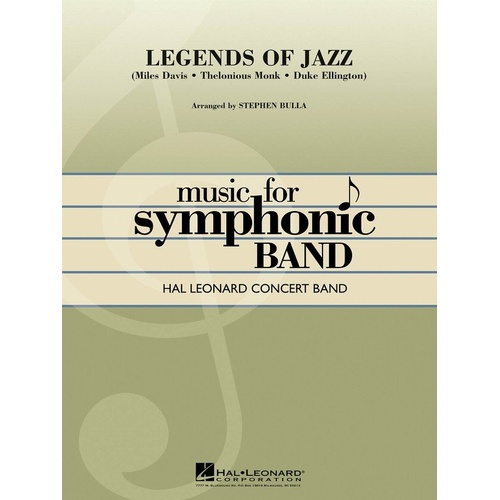 Legends of Jazz CB4 - Hal Leonard Concert Band Series